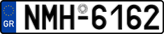 License plate of Greece, Cars