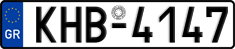 License plate of Greece, Cars