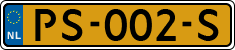 License plate of the Netherlands, Cars