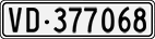 License plate of Switzerland, Cars