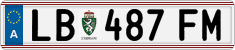 License plate of Austria, Regular plates