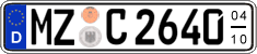 German license plate, Seasonal plates