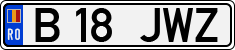 License plate of Romania, Regular plates
