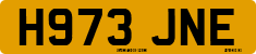 License plate of the United Kingdom, 1983 year system