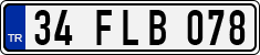 License plate of Turkey, Regular plates