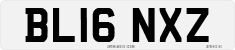 License plate of the United Kingdom, 2001 year system