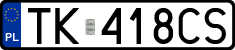 License plates of Poland, Regular car plates