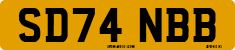 License plate of the United Kingdom, 2001 year system