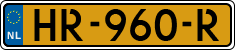 License plate of the Netherlands, Cars