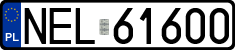 License plates of Poland, Regular car plates