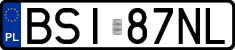 License plates of Poland, Regular car plates