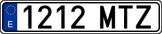 License plates of Spain, Ordinary (2000)