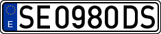 License plates of Spain, 1971 year series