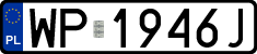 License plates of Poland, Regular car plates