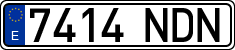 License plates of Spain, Ordinary (2000)