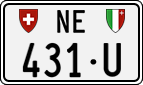 License plate of Switzerland, Dealer (with 