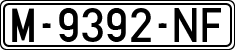 License plates of Spain, 1971 year series