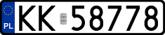 License plates of Poland, Regular car plates
