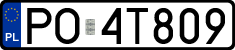License plates of Poland, Regular car plates