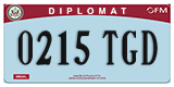 Federal license plates, Diplomatic (United Nations)