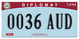 Federal license plates, Diplomatic (United Nations)