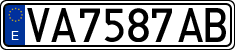 License plates of Spain, 1971 year series