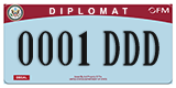 Federal license plates, Diplomatic (United Nations)