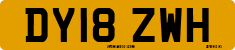 License plate of the United Kingdom, 2001 year system