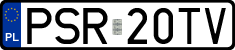 License plates of Poland, Regular car plates