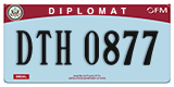 Federal license plates, Diplomatic