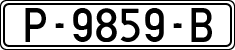 License plates of Spain, 1971 year series