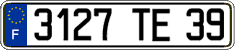 French license plate, FNI