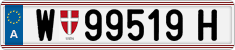 License plate of Austria, Regular plates