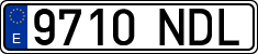 License plates of Spain, Ordinary (2000)