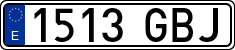 License plates of Spain, Ordinary (2000)