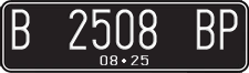 License plate of Indonesia, Regular plates