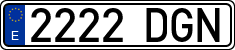 License plates of Spain, Ordinary (2000)