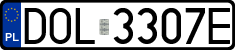 License plates of Poland, Regular car plates