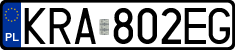 License plates of Poland, Regular car plates