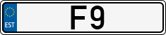 License plate of Estonia, Vanity Plates