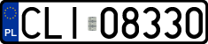 License plates of Poland, Regular car plates