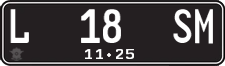 License plate of Indonesia, Regular plates