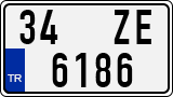 License plate of Turkey, Regular plates