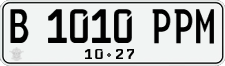 License plate of Indonesia, Regular plates