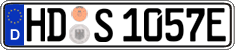 German license plate, Electric vehicles