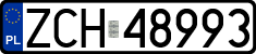License plates of Poland, Regular car plates