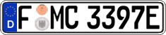 German license plate, Electric vehicles