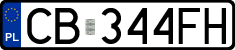 License plates of Poland, Regular car plates