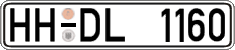 German license plate, Regular plates