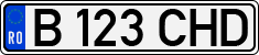 License plate of Romania, Regular plates